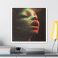 Red Shift Desire 'Designed by AI' Canvas Art Print