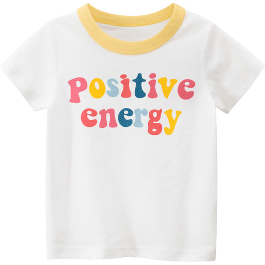 Positive Energy Short Sleeve Baby and Toddler Top