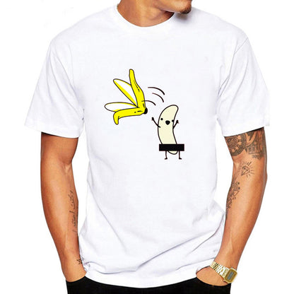 Men's Cute Banana Peeled Fashion T-Shirt