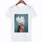 Art Girl Print Fashion T-Shirt