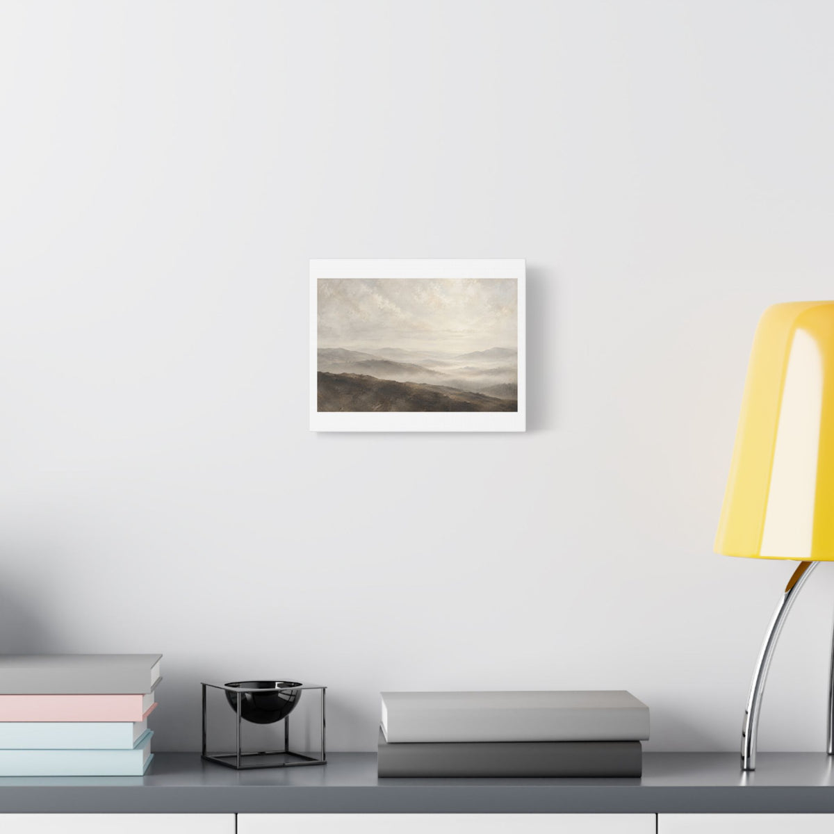 Veil of the Hills, Large Decor Art Print on Canvas