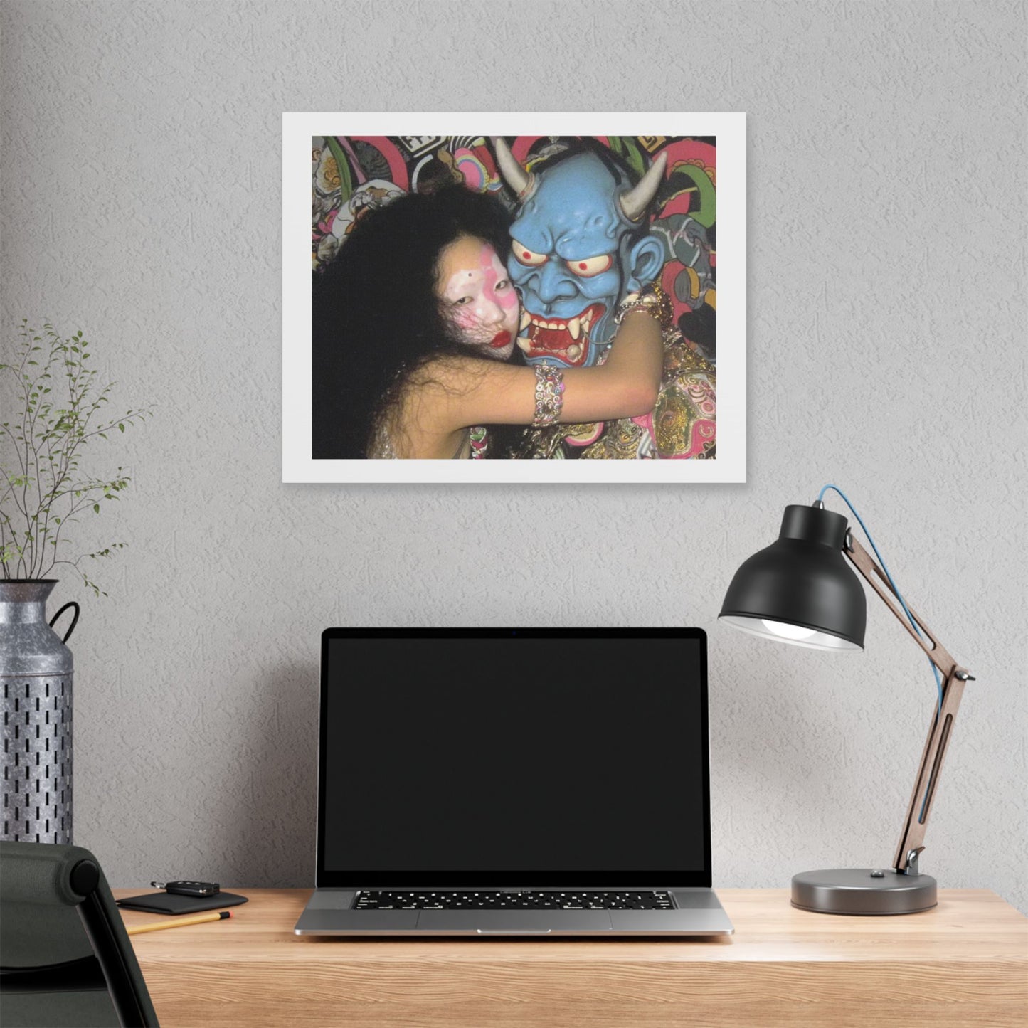 Psychedelic Japan IV Abstract Art 'Designed by 'AI Canvas Art Print