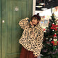 Faux Fur Leopard Fur Coat