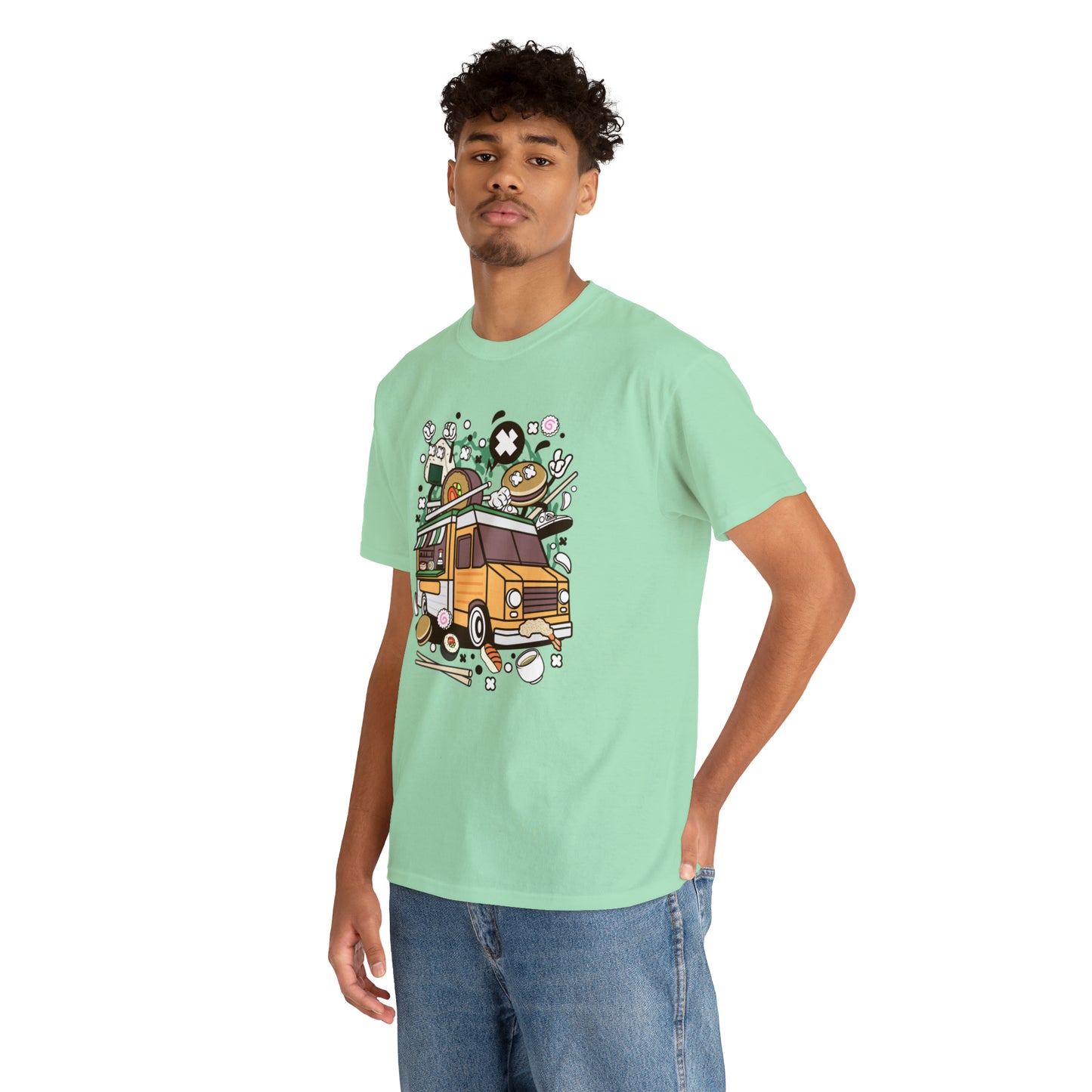 Japanese Food Van Cartoon T-Shirt