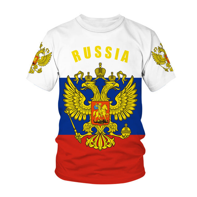 Russia Coat of Arms T-Shirt, Multi Designs