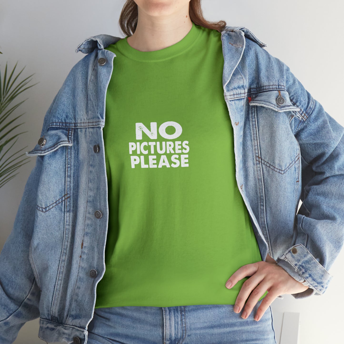 No Pictures Please Funny T-Shirt