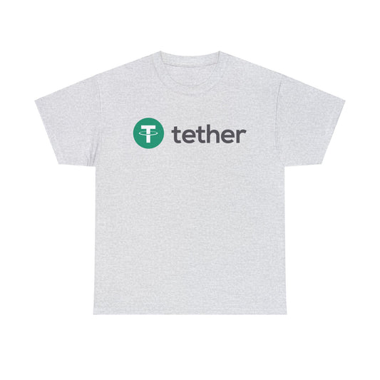 Tether #USDT Crypto Unisex Heavy Cotton T-Shirt