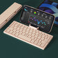 Small Folding Bluetooth Keyboard Multi-Devices Rechargeable