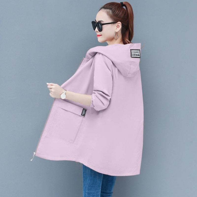 Mid-Length 'Fat Sister' Women's Lightweight Trench Coat