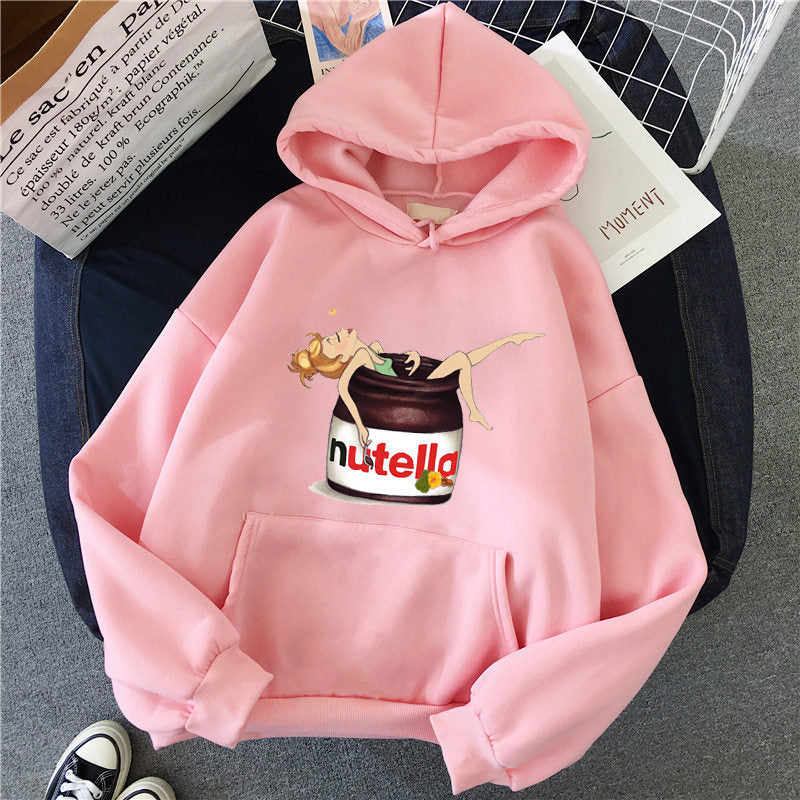 Nutella Fan Club Printed Hoodie, Multi Designs