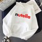 Nutella Fan Club Printed Hoodie, Multi Designs