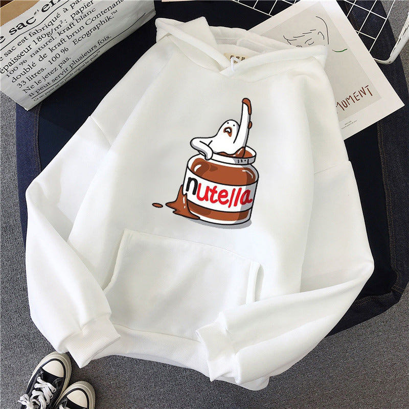 Nutella Fan Club Printed Hoodie, Multi Designs