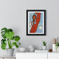 Flamenco Dancer Cartoon Art,  from the Original, Framed Print