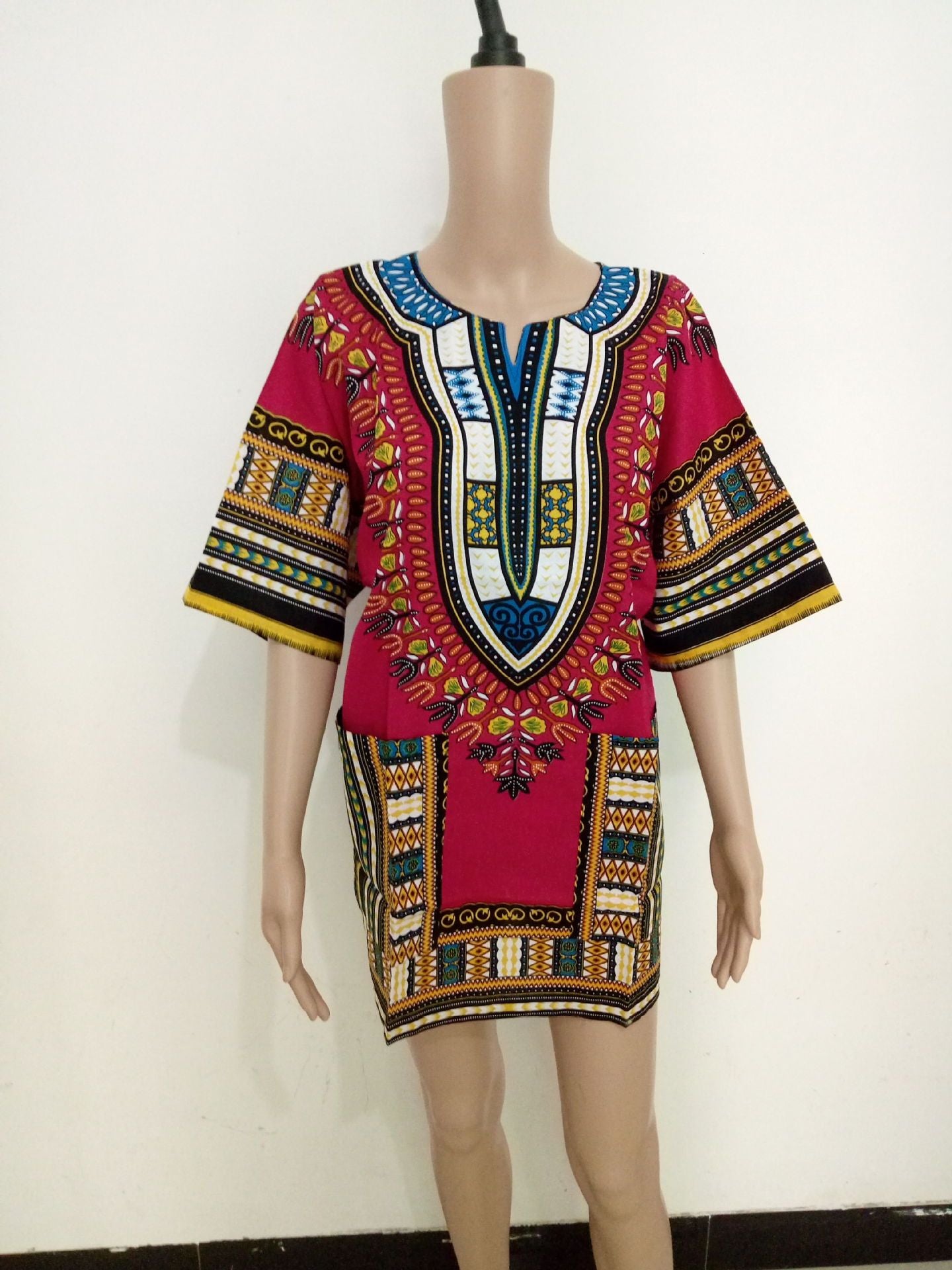 African National Costume, Special Occasion Short Kaftan Dress