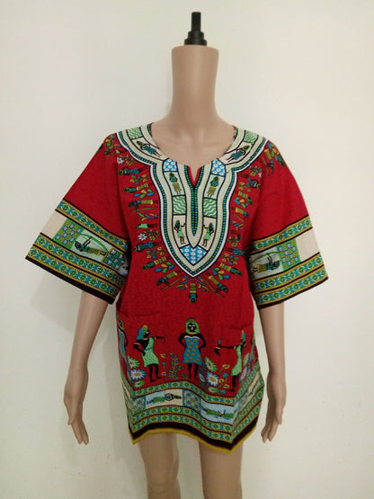 African National Costume, Special Occasion Short Kaftan Dress