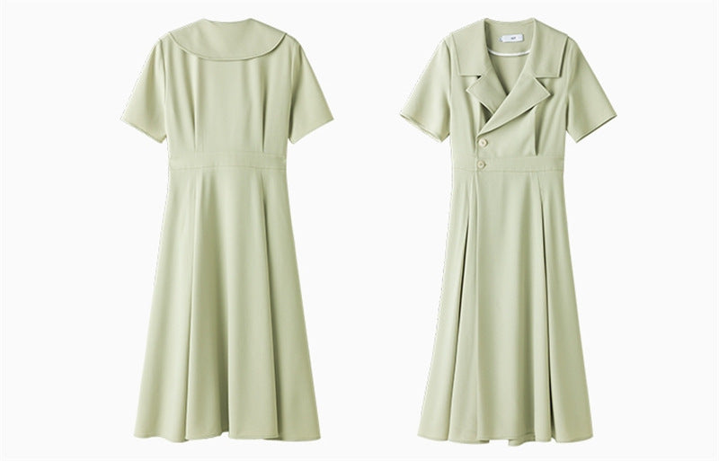 Vireous Professional Wear Women's Suit Dress, Hepburn-Style Dress