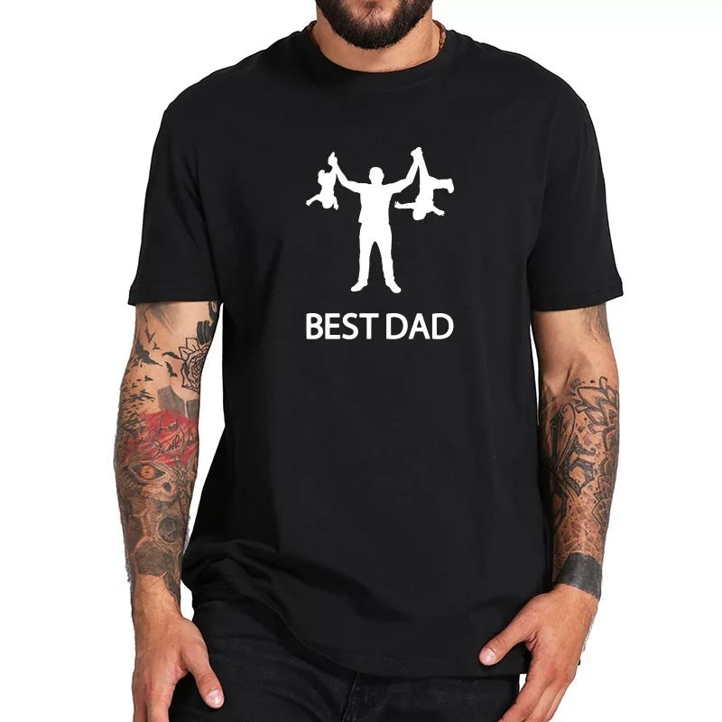 Best Dad Men's Black T-Shirt