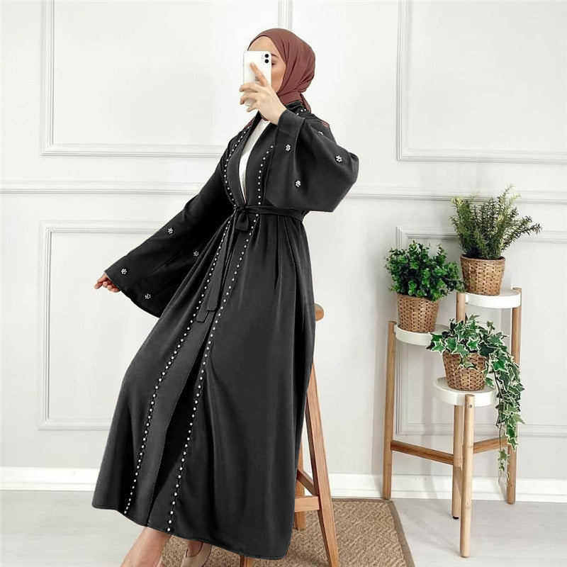 Women's Modern Kaftan, Moroccan Muslim Abaya Hijab Fashion