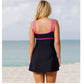 Women's Swim Dress Skirted Swimwear, Plus Sizes