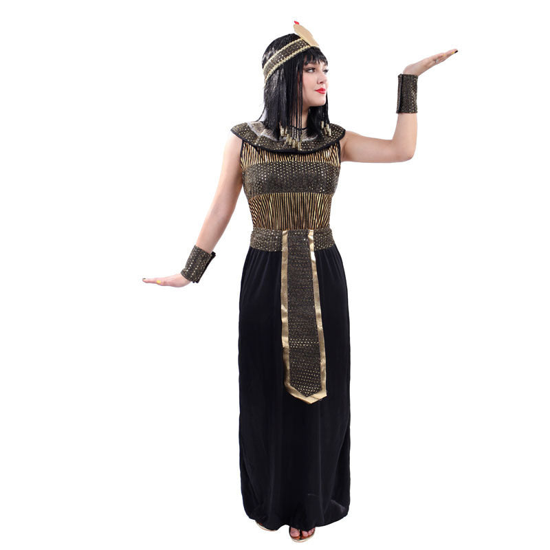 Egyptian Pharaoh and Cleopatra Outfits, Costume Party Adult Cosplay Fancy Dress