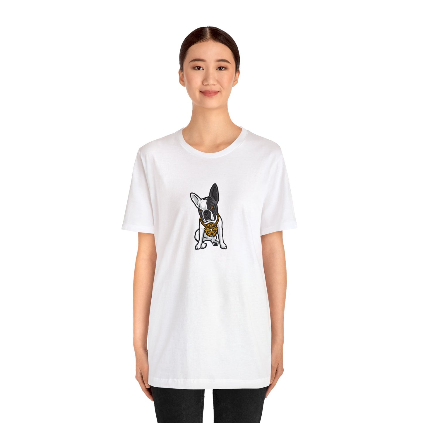 French Bulldog Boss Design Jersey T-Shirt