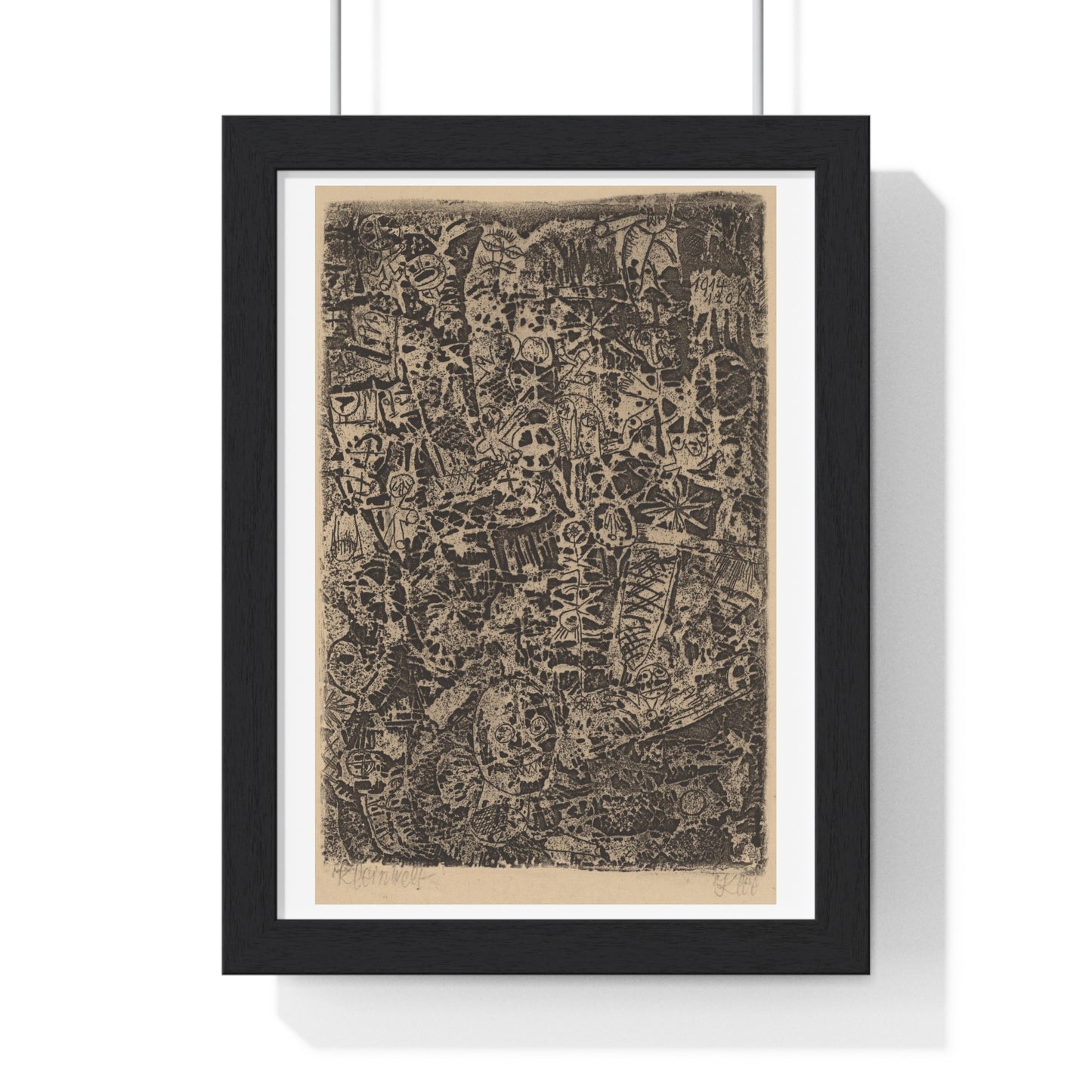 Small World (1914) by Paul Klee, from the Original, Framed Art Print