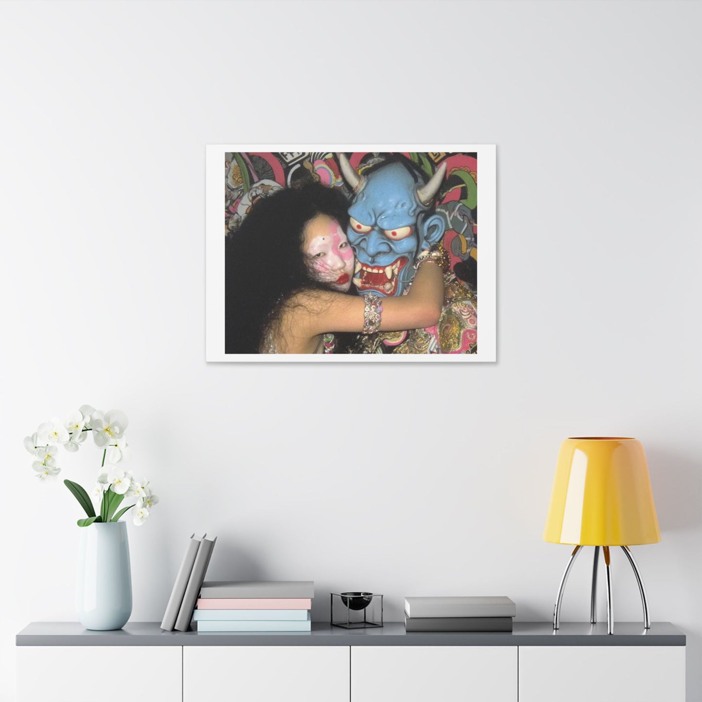 Psychedelic Japan IV Abstract Art 'Designed by 'AI Canvas Art Print