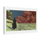 Victorian Woman in a Winter Scene, 19th Century Pastel Art 'Designed by AI' Print on Canvas