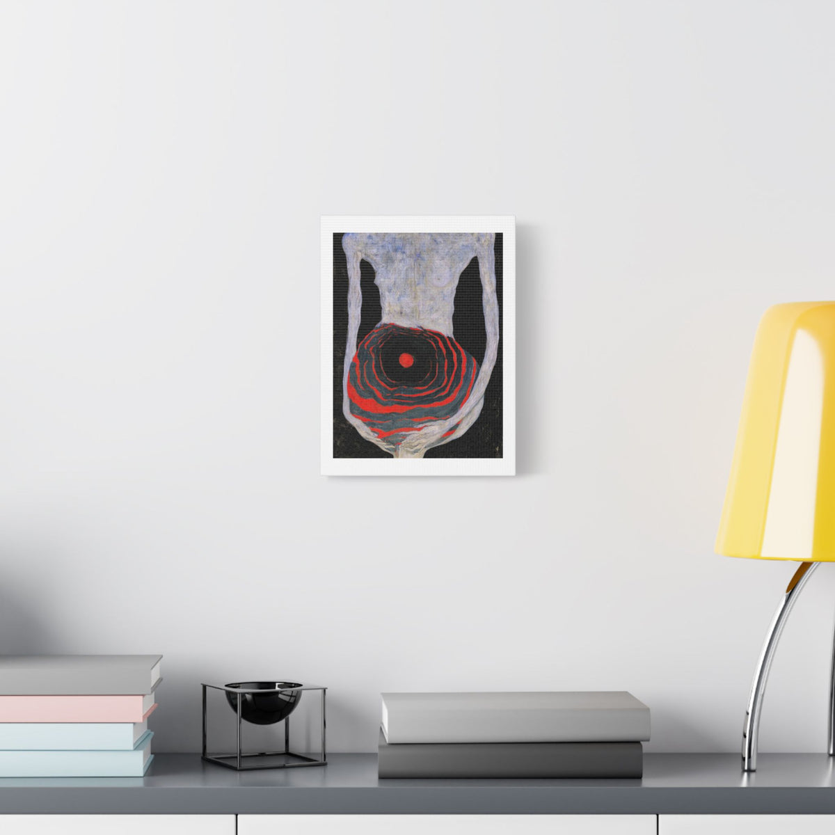 Mother, Neo-Surrealism, Art Print on Satin Canvas, Stretched
