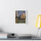 Café Art IV, Print on Satin Canvas, Stretched