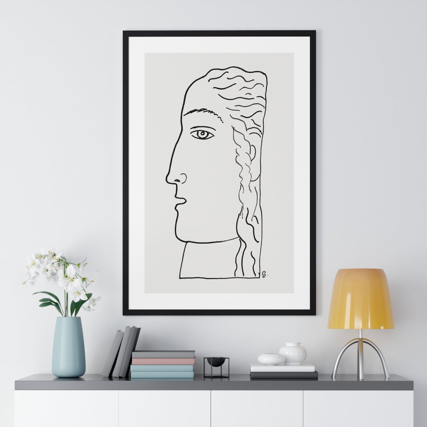 Samoan Woman, Apia (1884) by Burton Brothers and Alfred Burton, from the Original, Framed Print