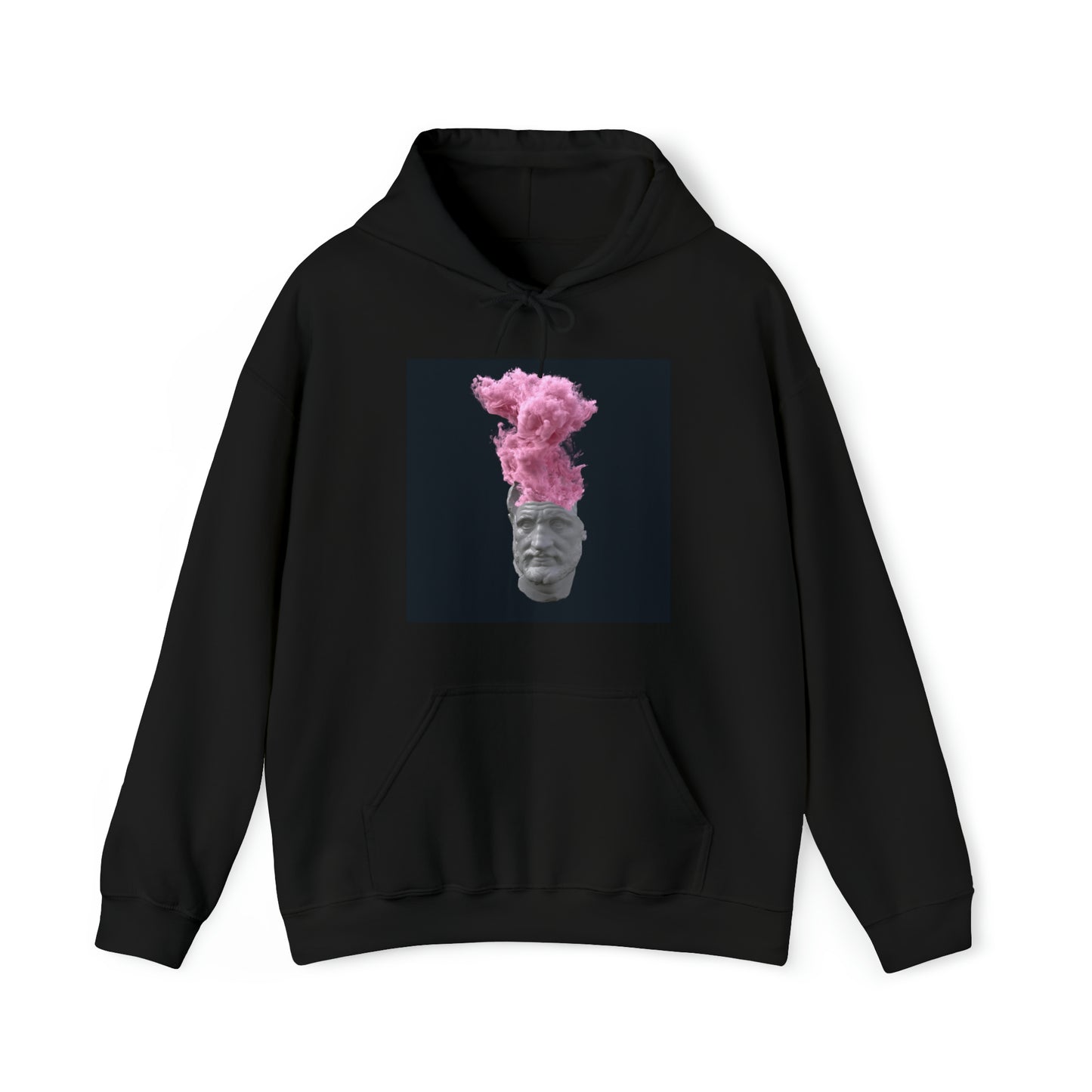 Statue With Overheated Brain Philosophy Heavy Blend™ Hooded Sweatshirt