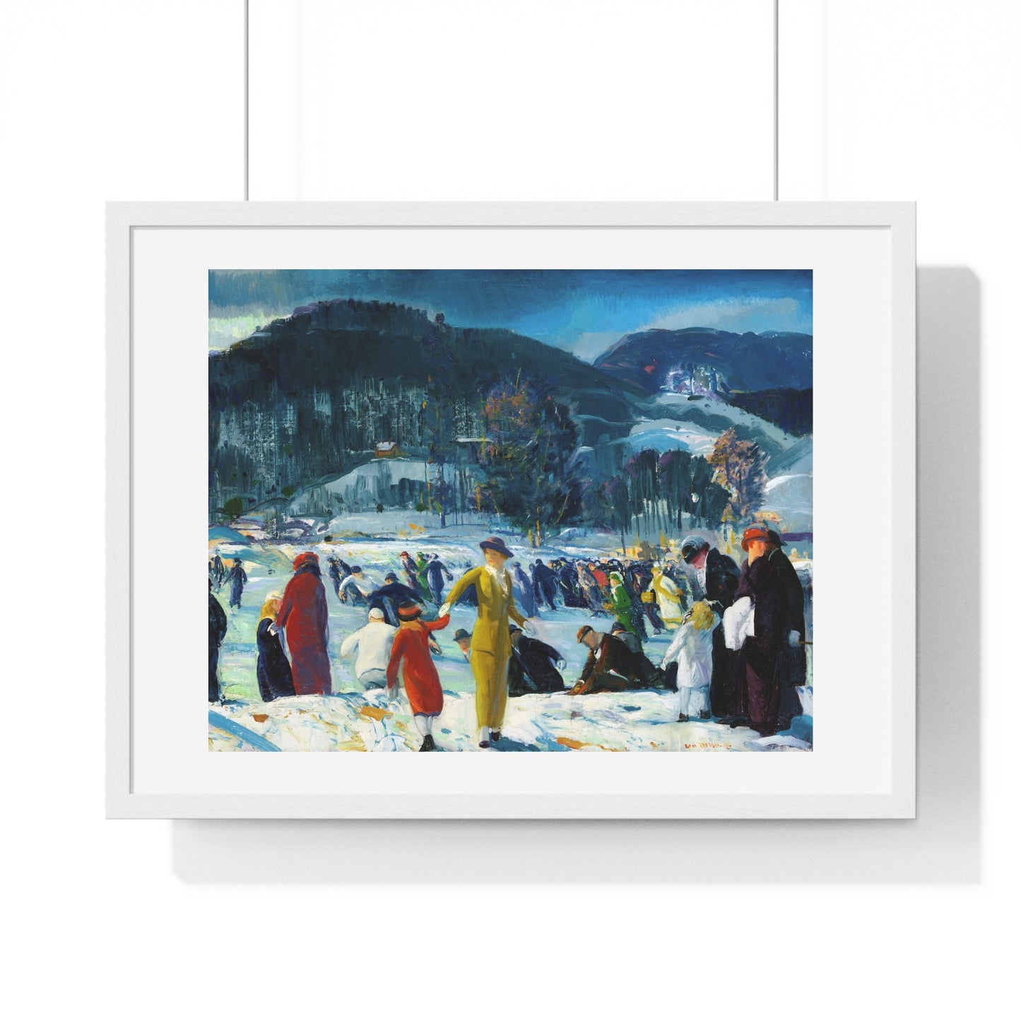 Love of Winter (1914) by George Wesley Bellows, from the Original, Framed Art Print