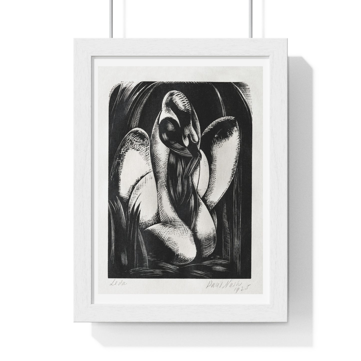 Leda (1925) by Paul Nash, from the Original, Framed Art Print