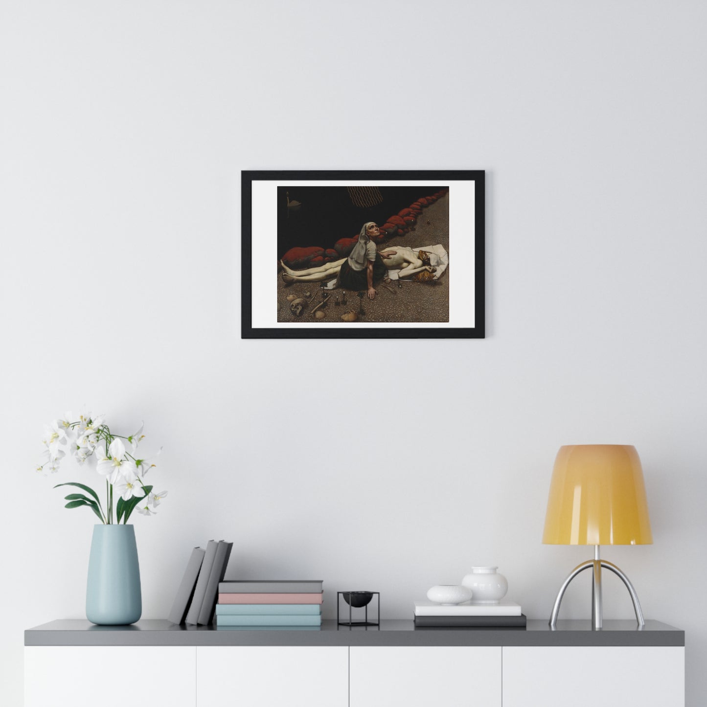 Lemminkäinen's Mother (189)  by Akseli Gallen-Kallela, from the Original, Framed Art Print