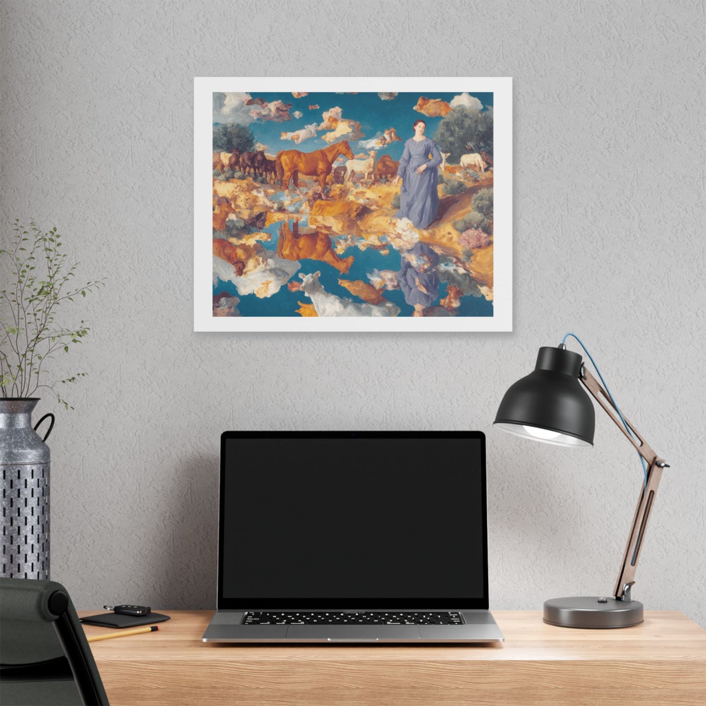 How the West Was Won VII 'Designed by AI' Canvas Art Print