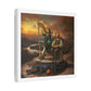 Duet, Surrealist Art 'Designed by AI' Canvas Art Print