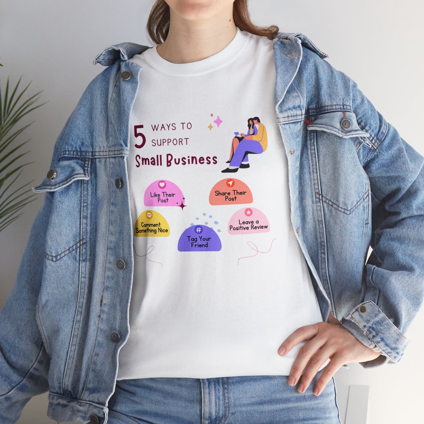 Five Ways to Support Small Businesses Cotton T-Shirt