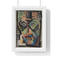 Man's Face by Arnold Peter Weisz Kubínčan (1927) from the Original, Framed Art Print