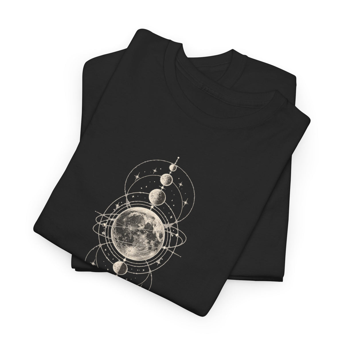 Dark Cross Goth Design Orbital Rings Unisex T-Shirt