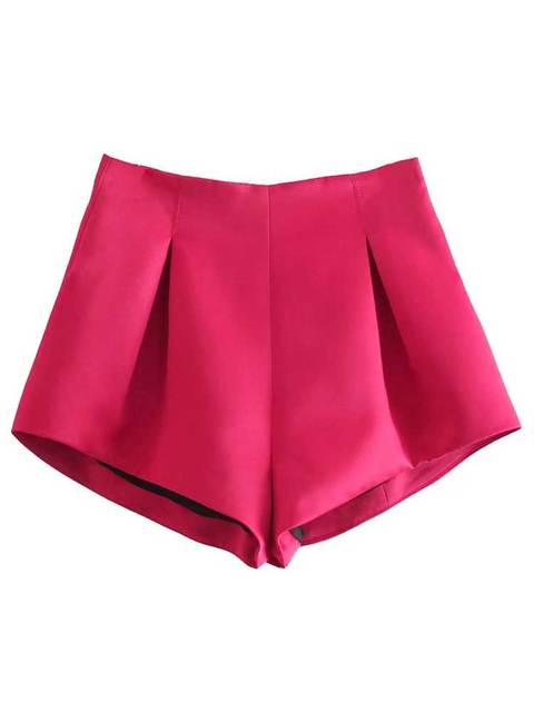 Vintage High-Waist Women's Shorts