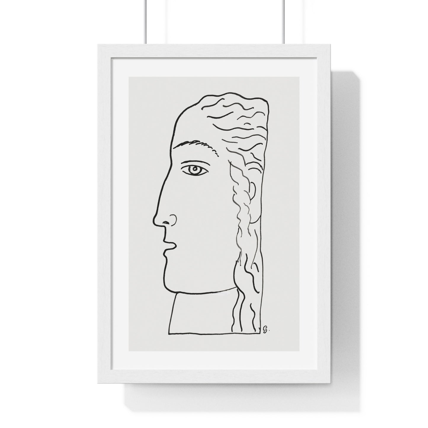 Samoan Woman, Apia (1884) by Burton Brothers and Alfred Burton, from the Original, Framed Print