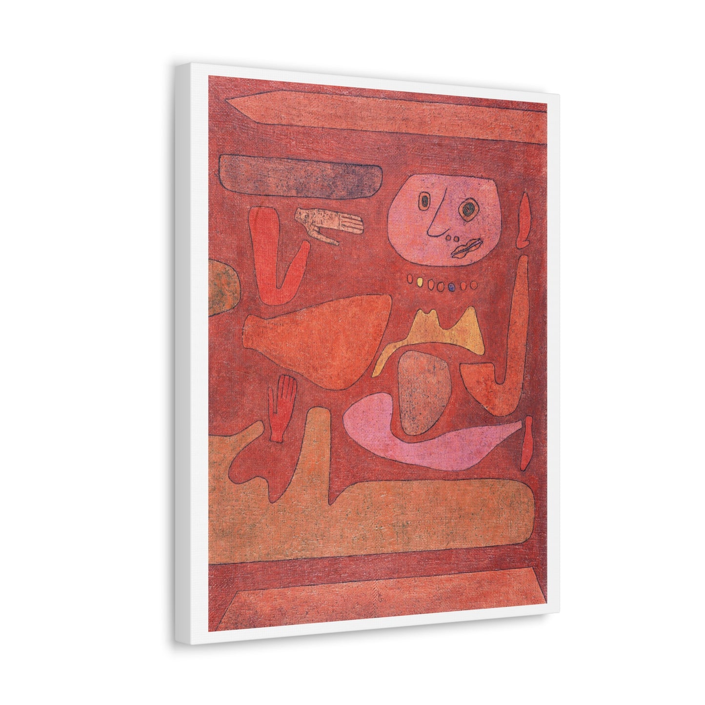 The Man of Confusion (1939) by Paul Klee, Canvas Art Print from the Original