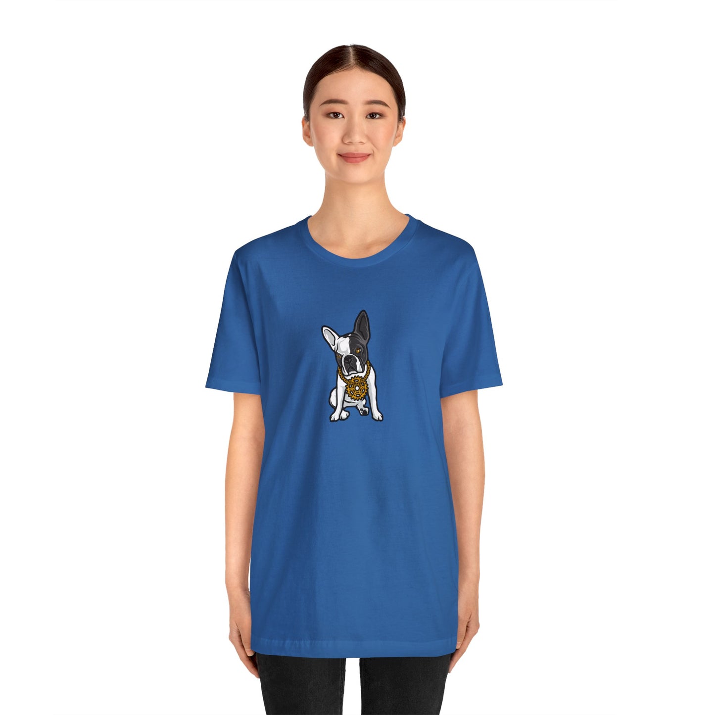 French Bulldog Boss Design Jersey T-Shirt