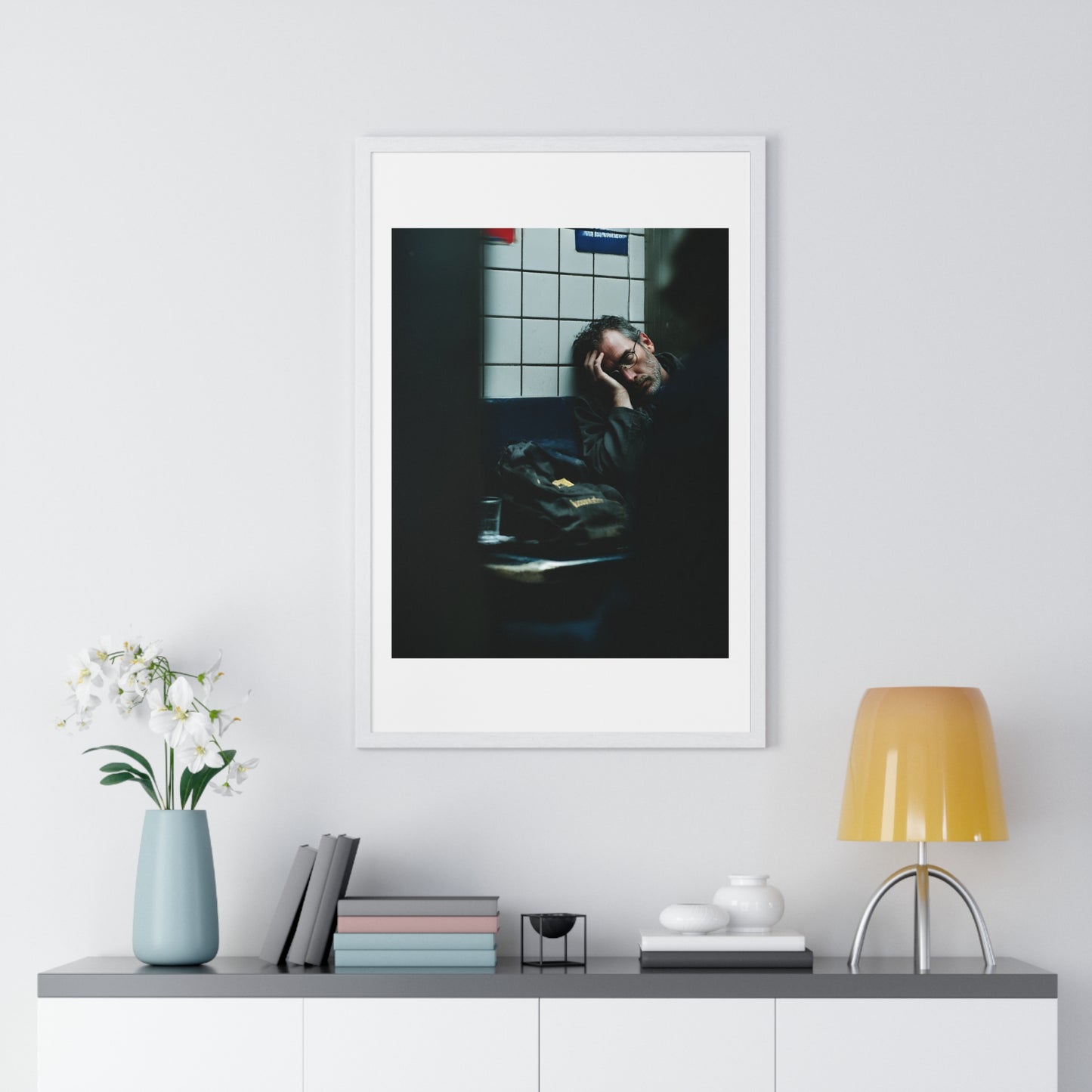 Raw Art Street Scene II 'Designed by AI' Framed Art Print
