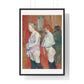 Rue des Moulins: The Medical Inspection (1894) by Henri Toulouse–Lautrec from the Original, Framed Art Print