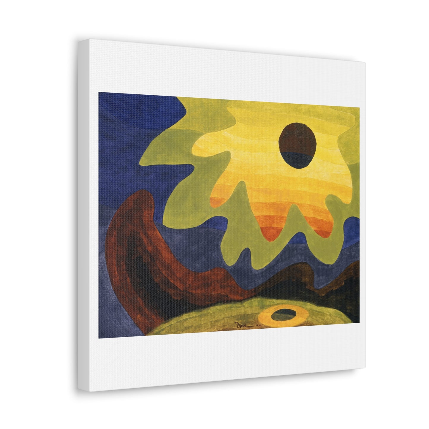 Sun (1943) by Arthur Dove, from the Original, Art Print on Canvas