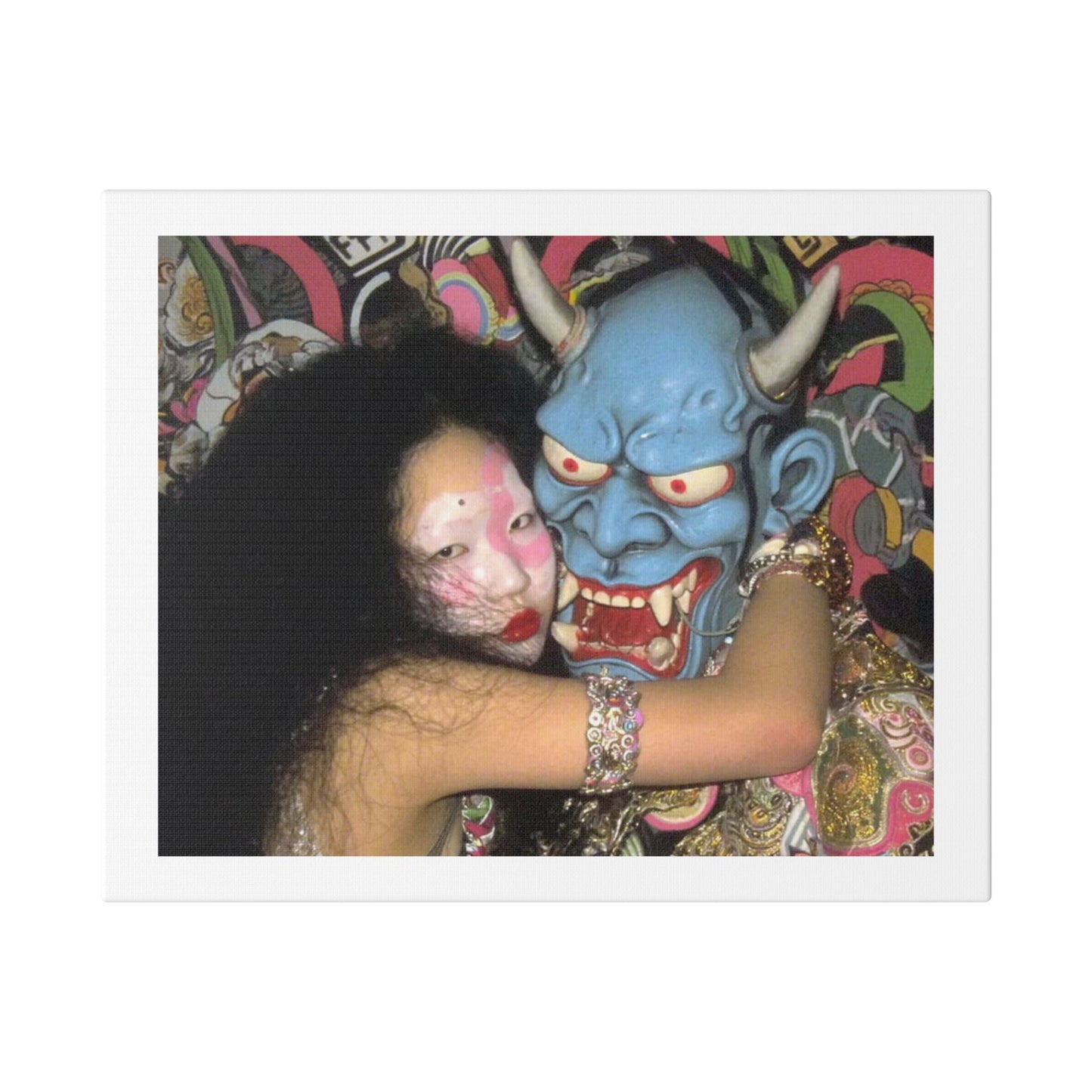 Psychedelic Japan IV Abstract Art 'Designed by 'AI Canvas Art Print