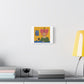 I Cheer for Me, Cartoon Art Print on Canvas