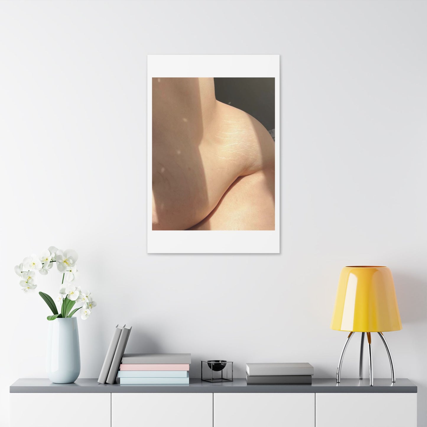 Rubenesque Female Nude 'Designed by AI' Canvas Art Print
